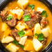 「牛肉」东北风味南瓜土豆炖牛肉的做法（附精制酱汤配方）